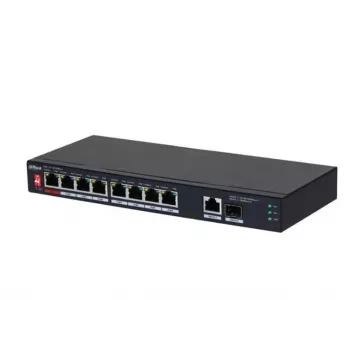 Dahua Technology PoE PFS3110-8ET1GT1GF-96 haldamata gigabitine Ethernet (10/100/1000) Power over Ethernet (PoE) must