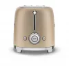 Röster Smeg 50's Style TSF01CHMEU 2 viilu Kuldne 950W