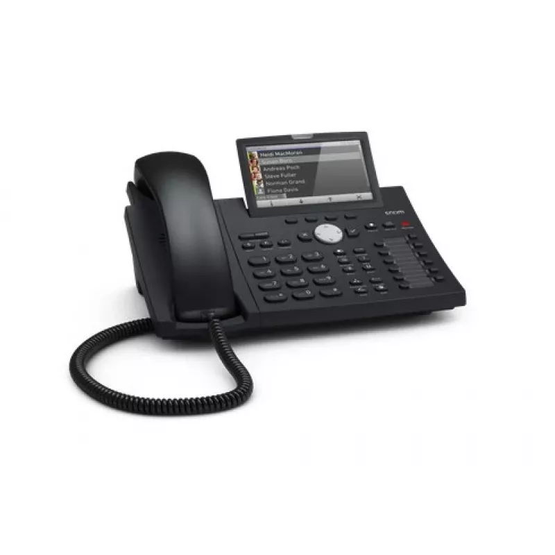 Snom D375 IP-telefon must 12 liini TFT