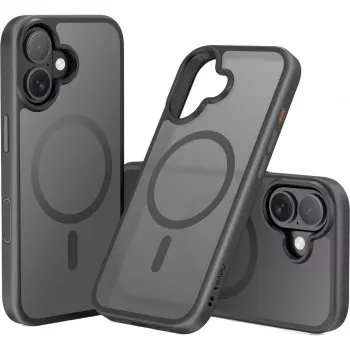 nevox StyleShell Invisio - iPhone 17 6.3 ühildub MagSafe'iga Must (2542)