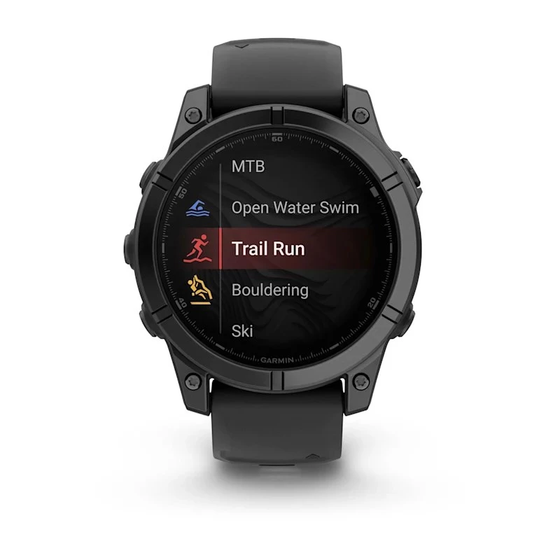 Garmin Fenix E 3.3 cm (1.3) AMOLED 47 mm Digitaalne 416 x 416 pikslit Puuteekraan Must Wi-Fi GPS (satelliit)