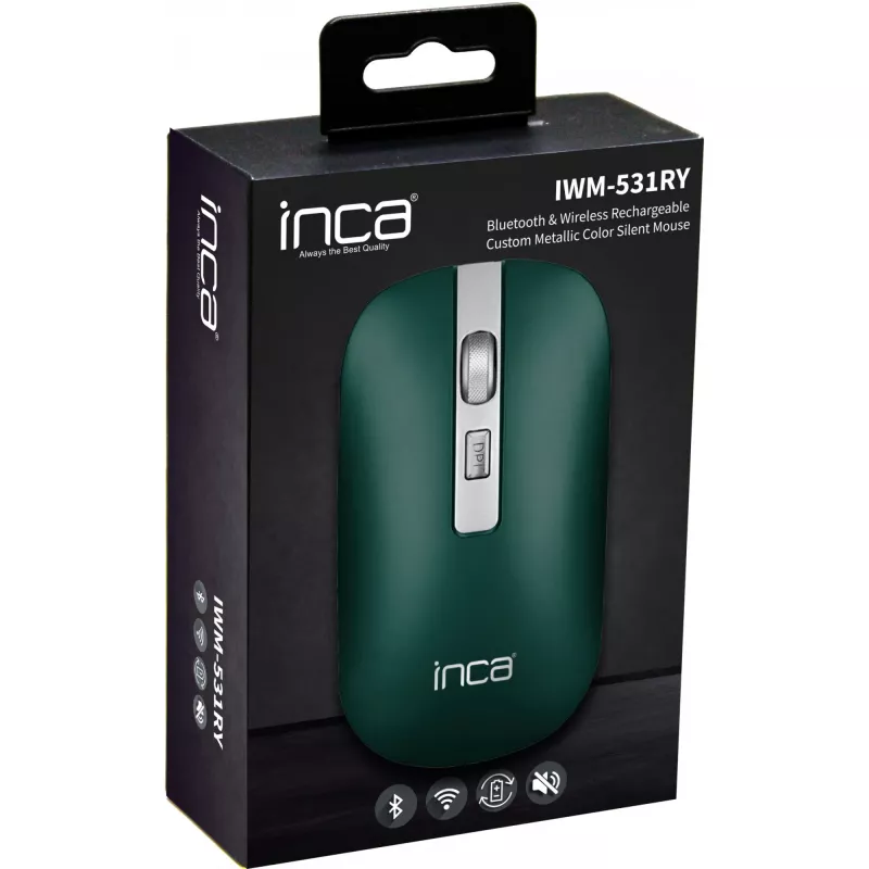 Cian Technology GmbH hiir INCA IWM-531RY Bluetooth ja juhtmevaba aku vaikne GN jaemüük - Hiir