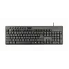 Juhtmega täissuuruses klaviatuur Gembird KBS-UM-04 USB QWERTY US English hiirega, must, 1,5 m kaabel