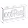 Neoon-LED-silt ActiveJet AJE-NEON COFFEE, mitmevärviline, USB 5V, pinnapaigaldus, AS-plastist raam