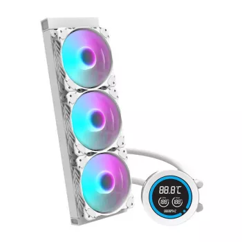 360mm arvutiradiaator Darkflash DN-D360 Valge — 360 mm jahutusradiaator arvuti vedelikjahutuseks