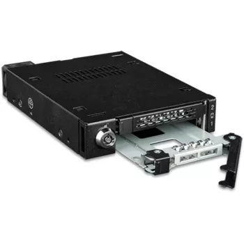 Kettasahtli adapterraam icy dock MB092VK-B 2 x 6,3 cm U.2 / U.3 NVMe SSD-le 3,5-tollisele pesale (must)