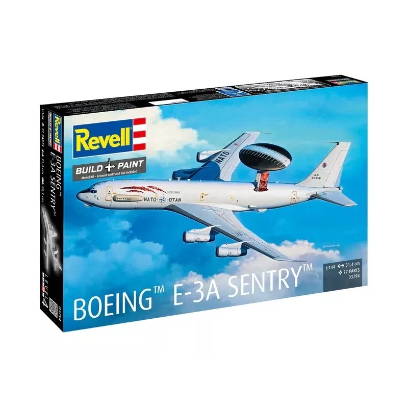 plastik model REVELL Boeing E-3A Sentry 1:144 scale aircraft model kit