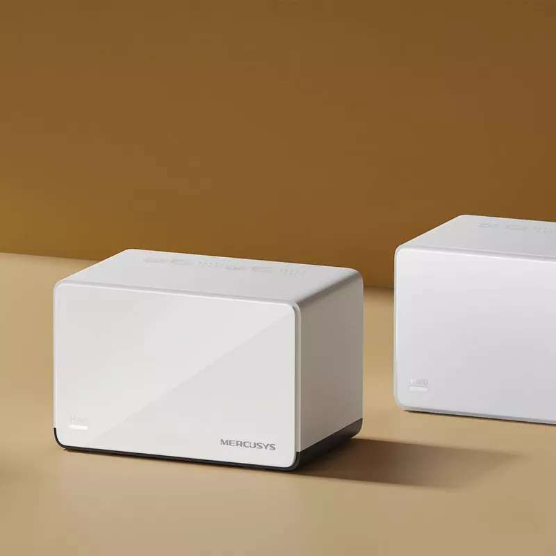 Ruuter MERCUSYS Halo H85X kaheribaline Wi‑Fi 6 (802.11ax), 2,4/5 GHz, kuni 2402 Mbps, 3 LAN-porti, valge (3-pakk)