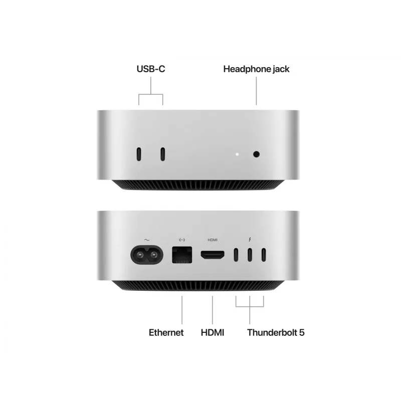 Apple Mac mini: M4 Pro kiip 12-tuumalise protsessori ja 16-tuumalise GPU-ga, 24 GB, 512 GB SSD