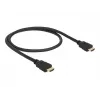 DeLOCK - Video-/Audio-/Võrgukaabel - HDMI - 28 AWG - HDMI, 19-pin (M) - HDMI, 19-pin (M) - 50 cm - Must (84751)