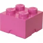 LEGO hoiustamistellis 4 40031739 roosa – plastikust virnastatav hoiustamistellis väikeste esemete jaoks