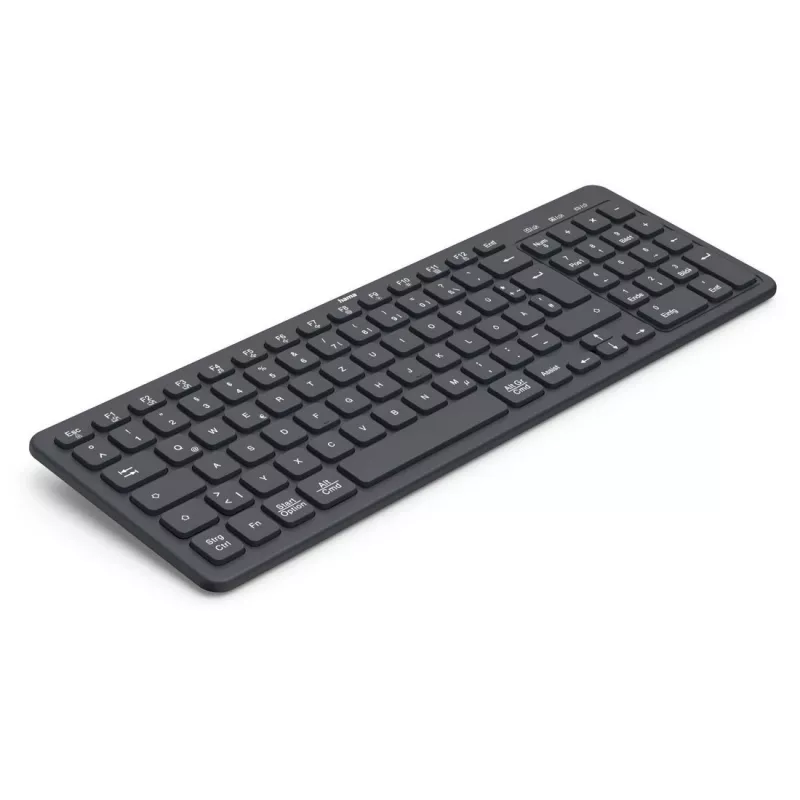 Mitme seadmega juhtmevaba klaviatuur WK-300 must