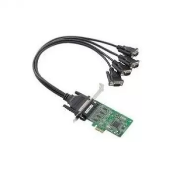 Moxa CP-104EL madala profiiliga PCIe jadaliidese adapter – 4 x RS-232