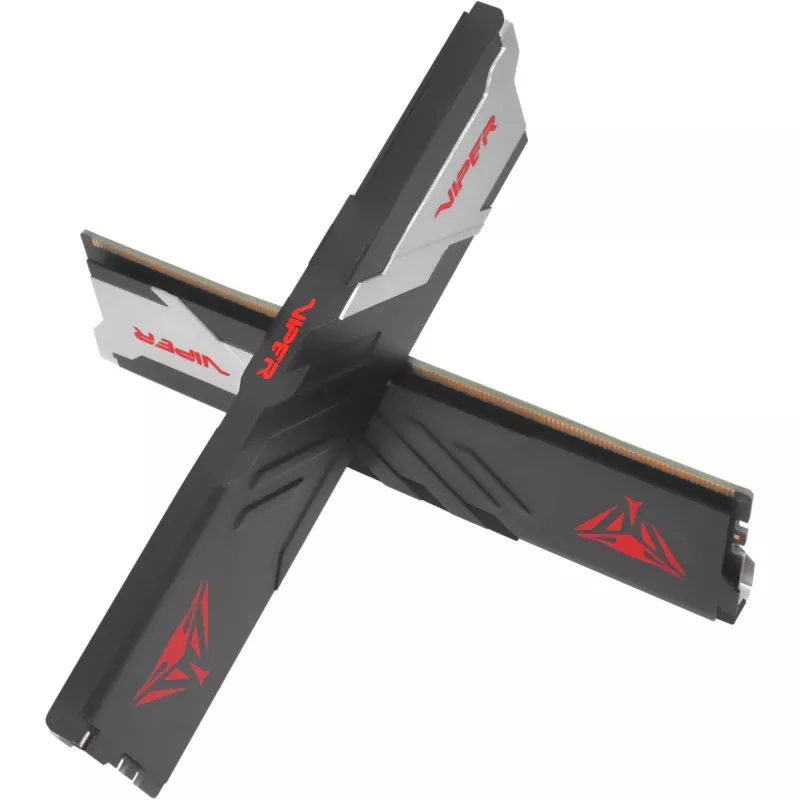 DIMM 32 GB DDR5-5600 (2x 16 GB) Dual-Kit, Arbeitsspeicher schwarz/weiß, PVV532G560C36K, Viper Venom, INTEL XMP