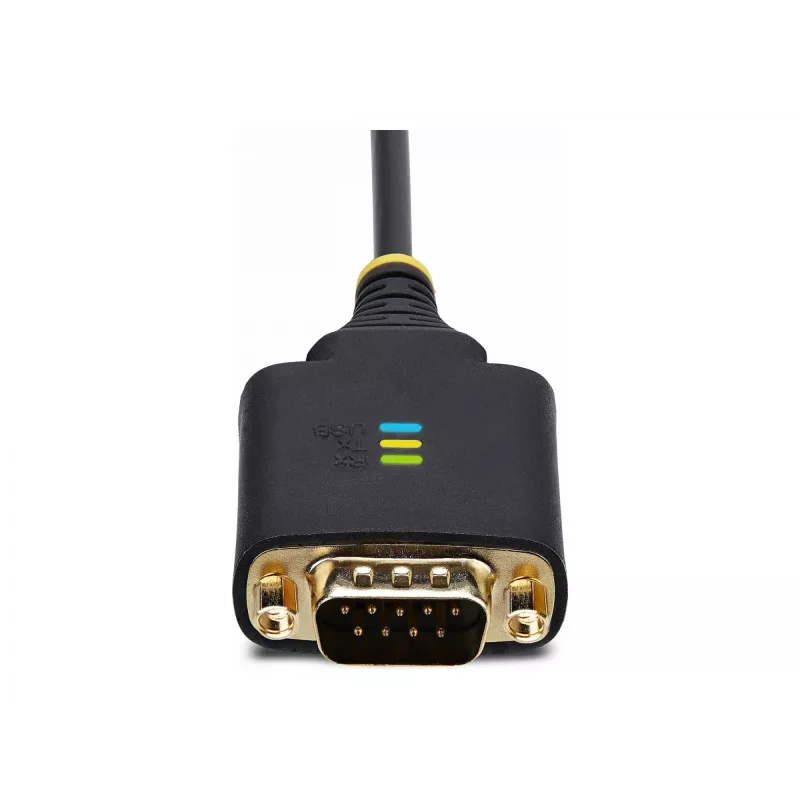 StarTech.com 2 jala (60cm) 2-pordiline USB-jadaliidese adapterkaabel, vahetatavad DB9 kruvid/mutrid, COM-i säilitus, USB-A – DB9 RS232, FTDI, 4. taseme ESD kaitse, Windows/macOS/ChromeOS/Linux – vastupidav TPE-konstruktsioon