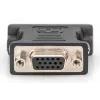 Assmann DVI adapter. DVI(24+5) - HD15 M/F. DVI-I dual link. bl (AK-320504-000-S)