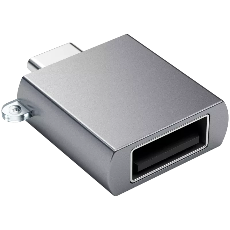 Satechi USB-C adapter USB 3.0-le Space Gray – üllas disain ja kõrge kvaliteet – kompaktne disain – – – (179979)