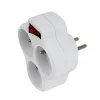 Esperanza ELK304W elektrijaotur, 3 pesa lülitiga, valge