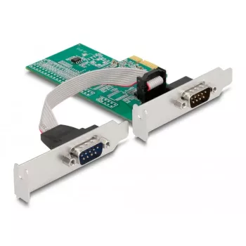 DeLOCK 89555 PCIe jadaliidese adapterkaart - 2 x RS-232