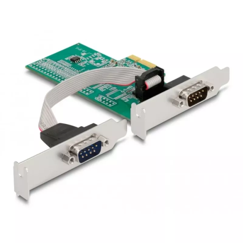 DeLOCK 89555 PCIe jadaliidese adapterkaart - 2 x RS-232