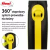 Sissetõmmatav rihm Flexi New NEON 5 m – lindirihm, väikestele koertele kuni 15 kg, must/kollane