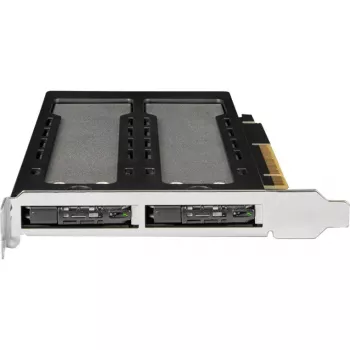 Mobiilne salvestusriiul RAIDSONIC ToughArmor MB842MP-B — 2 eemaldatavat pesa M.2 NVMe jaoks, PCIe 4.0 x16