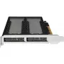 Mobiilne salvestusriiul RAIDSONIC ToughArmor MB842MP-B — 2 eemaldatavat pesa M.2 NVMe jaoks, PCIe 4.0 x16