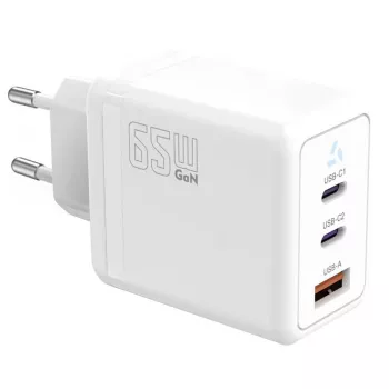 Laadija TB AZTBXUL3USB65WW — 65 W USB-C Power Delivery kahe pordiga (1x USB-C, 1x USB-A)