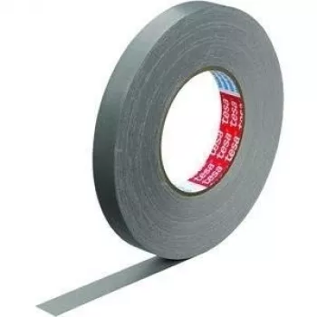 Kangateip Tesa 57230-00005 50 m x 19 mm hall – riidest kleeplint parandusteks ja tihendamiseks