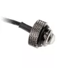 XSPC ARGB LED-pistik G1/4 5V 3-pin, must/kroom
