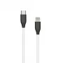 Silicoonkaabel USB Type-C – Lightning (valge, 1 m)
