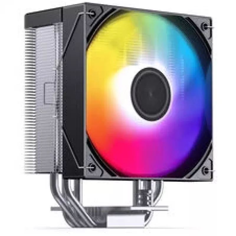 Protsessori jahuti Jonsbo CB40 must ARGB Single-Tower 225W TDP, 120mm PWM ventilaator