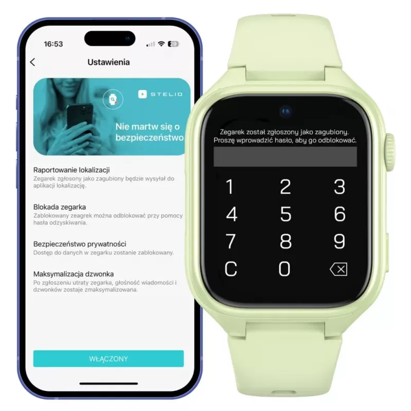 Smartwatch Stelio Junior Pro AI 4G ST-SWJ102-PCH — pistaatsiavärv