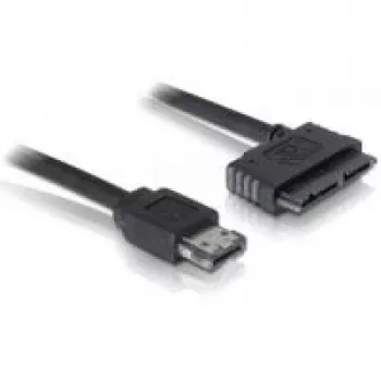 eSATAp / mikro-SATA kaabel DeLOCK 84416 1 m must
