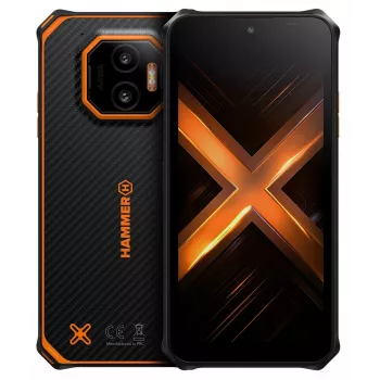 Nutitelefon HAMMER Energy X2 — Android 15, MediaTek Helio G81, 6.1 tolli 1560×720 IPS, 6 GB muutmälu, 128 GB, Dual SIM, 4G, 50 MP, 5000 mAh, IP68