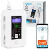 BLOW TGC30 WiFi Tuya vingugaasi- ja gaasidetektor — LCD, 85 dB, juhtmega, pinnale paigaldatav, valge