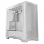 PC-korpus MODECOM VOLCANO EXPANSE S MIDI Tower — valge, microATX, karastatud klaas, USB-C, toetab GPU-d 430 mm