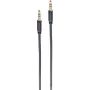 shiverpeaks ® BASIC-S--Super õhuke Audio Jack Cable -- 3,5 mm stereo minipistik -> 3,5 mm stereo minipistik, kullatud kontaktid, 3 kontaktiga, ümarkaabel, must, 1,5 m (BS33981-S)