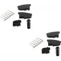 Juhtmepistik TAE F ShiverPeaks BS72000-SET2 Must