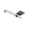 Sisemine Ethernet võrgukaart LANBERG PCE-1GB-201, PCI Express, 1× RJ-45 Gigabit (1000 Mbit/s), must