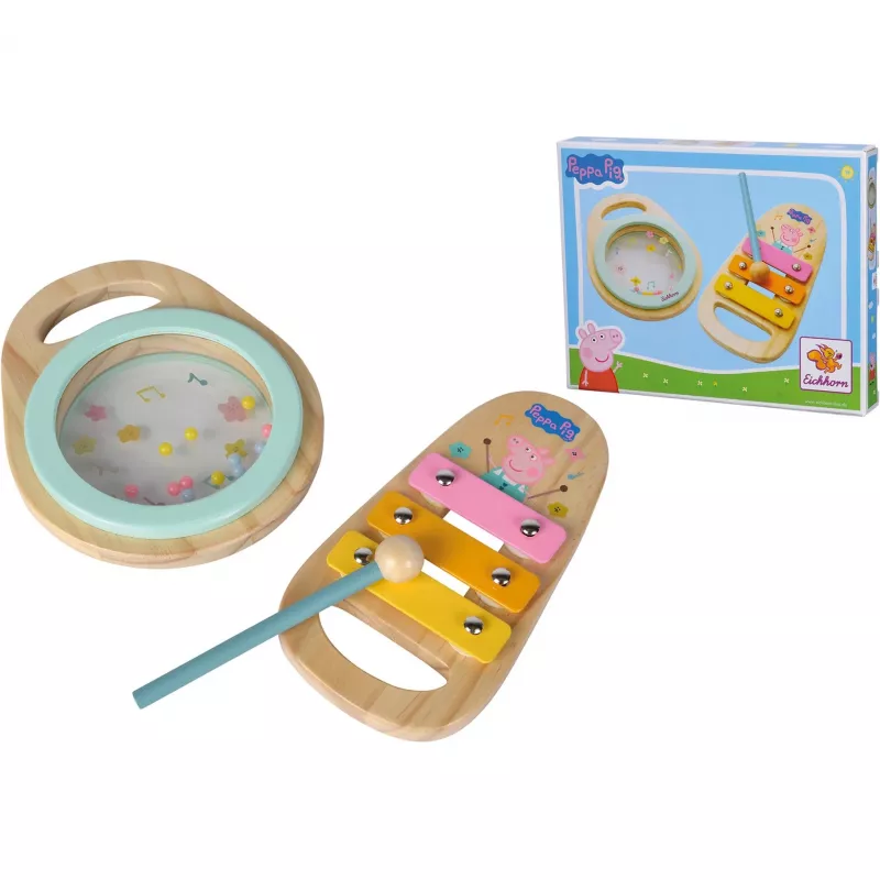 Peppa Pig Wood-Musikset, muusikamänguasi 2-osaline