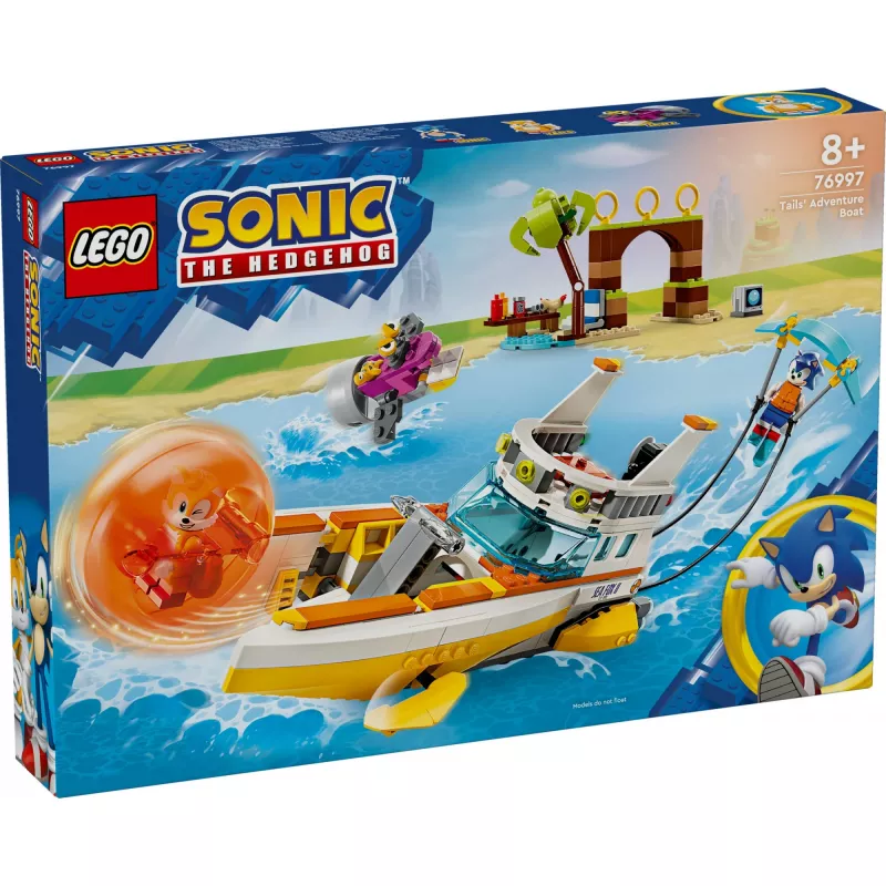 LEGO Sonic the Hedgehog Tailsi seikluspaadi mängukomplekt 76997