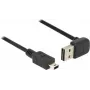USB-kaabel DeLOCK 85184 USB 2.0 0,5 m USB A Mini-USB B Must