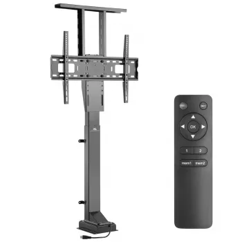 Põrandale paigaldatav telerikinnitus MACLEAN MC-866 37–65 tolli (94–165,1 cm), VESA kuni 600×400, maksimaalne kandevõime 50 kg, must