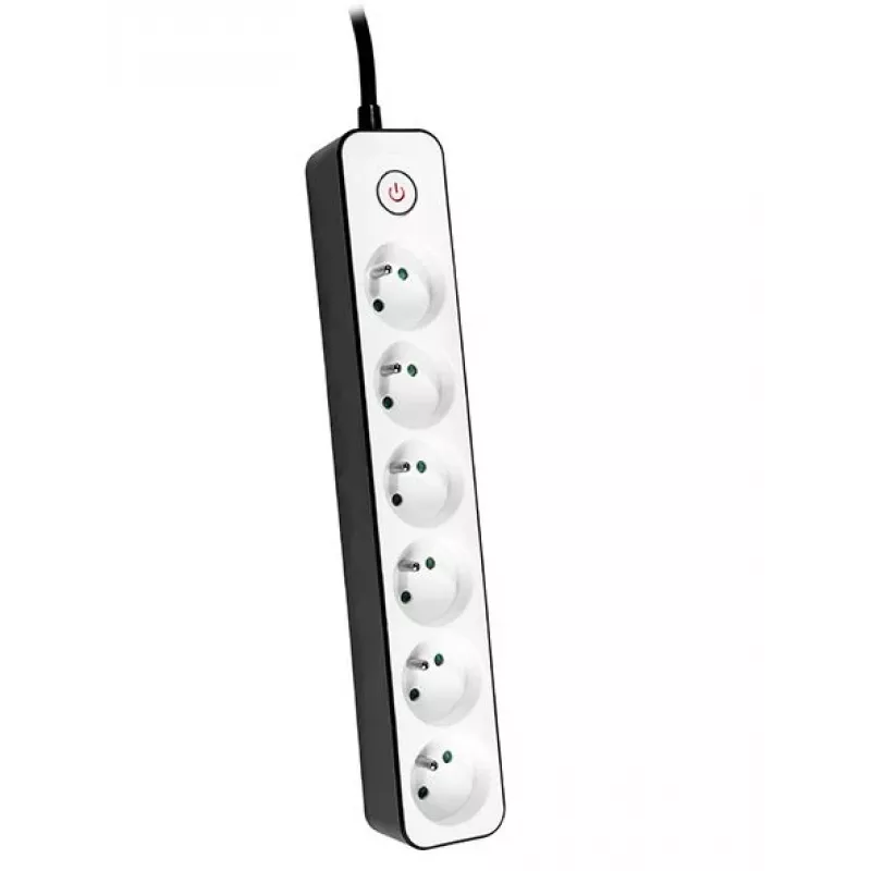 TRACER toiteplokk Zebra 1,5 m 6 pistikupesa