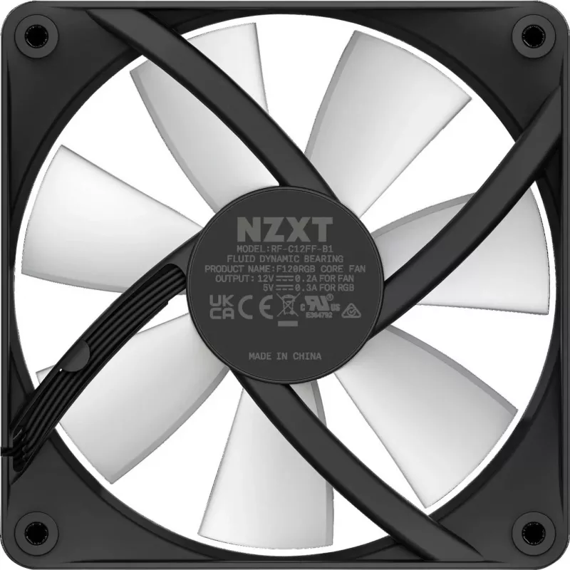 NZXT F120 RGB Core 120mm ARGB korpuse ventilaator