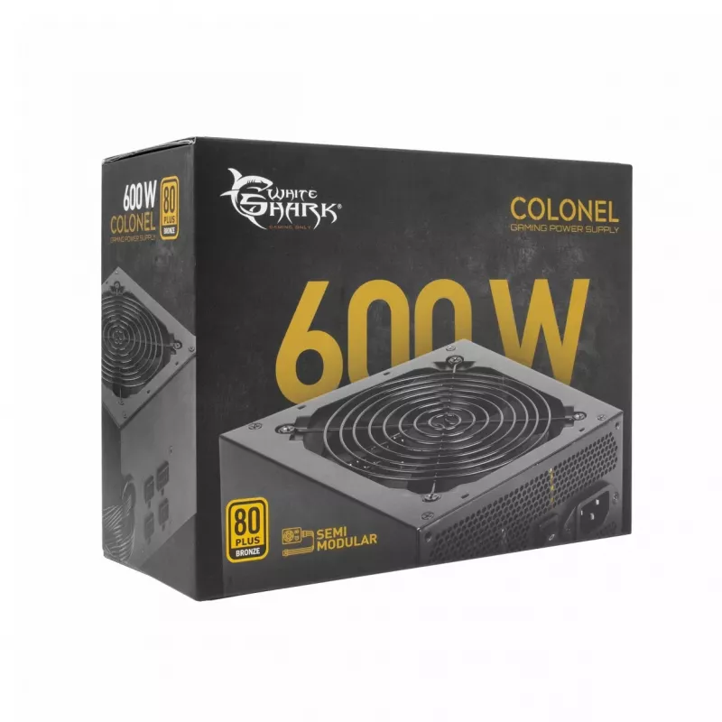 Toiteplokk White Shark Colonel 600 W