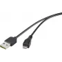 USB-kaabel Renkforce Duplex 2.0 Micro-USB Type B 5V 0.5 m