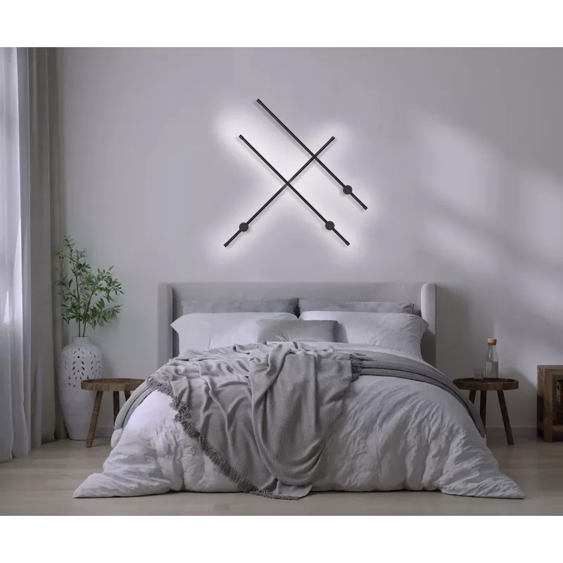 Activejet LED seinavalgusti AJE-HILTON Must NW