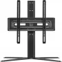 One For All lauaalus Base TV Holder SOLID – Sobib kõikidele 32–65-tollistele teleritele – LCD/LED/plasma/OLED/QLED – pööratav (90°) kallutatav (15°) – kõrgus reguleeritav – VESA 60